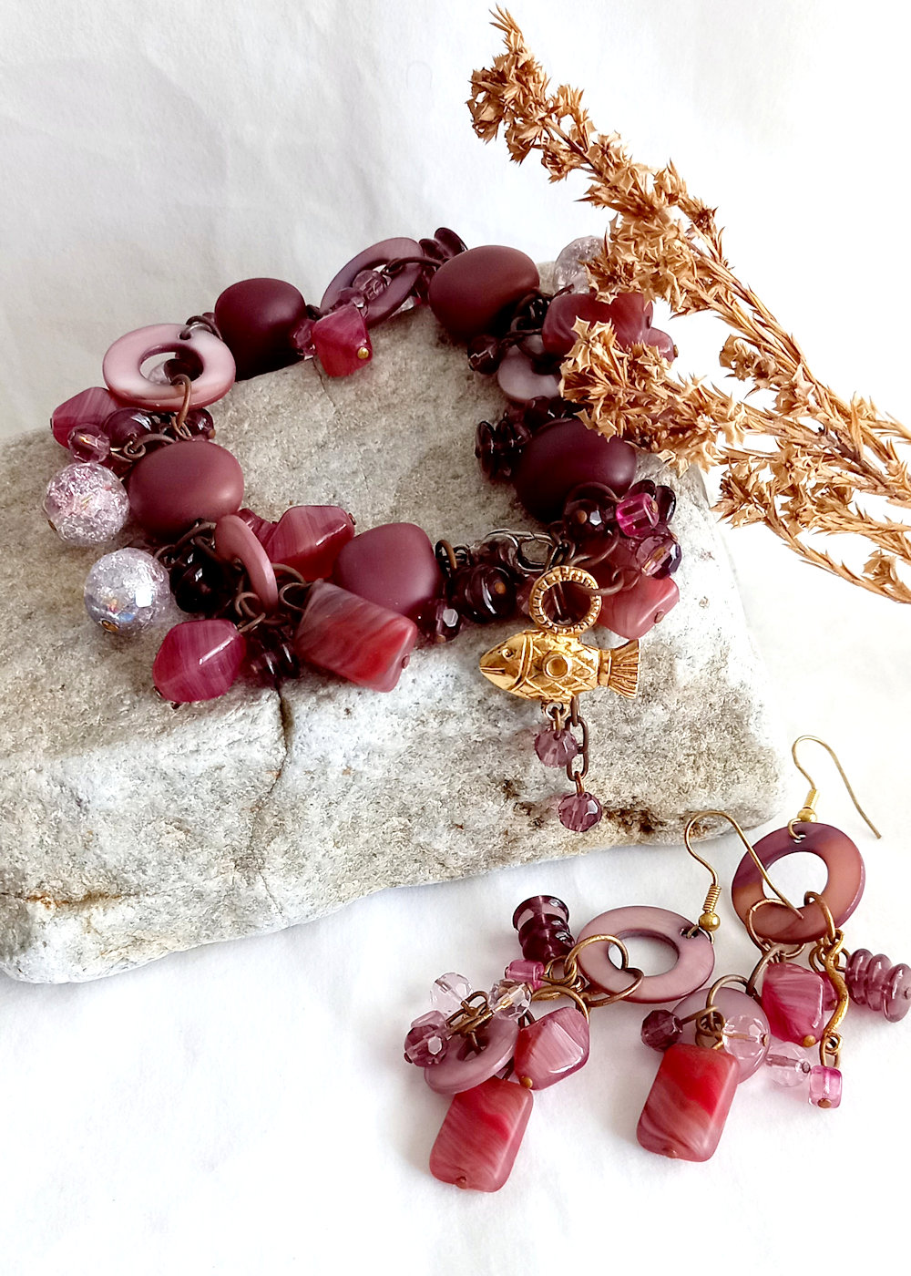 Bracelet & Earrings Natasha Dalex